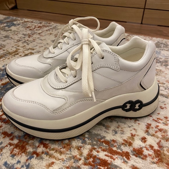 tory burch gemini link platform sneaker